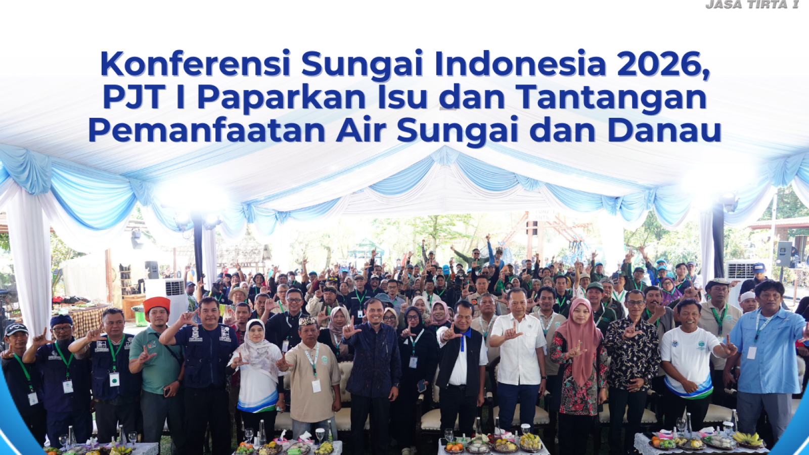 Konferensi Sungai Indonesia 2026, Perum Jasa Tirta I Paparkan Isu dan Tantangan Pemanfaatan Air Sungai dan Danau
