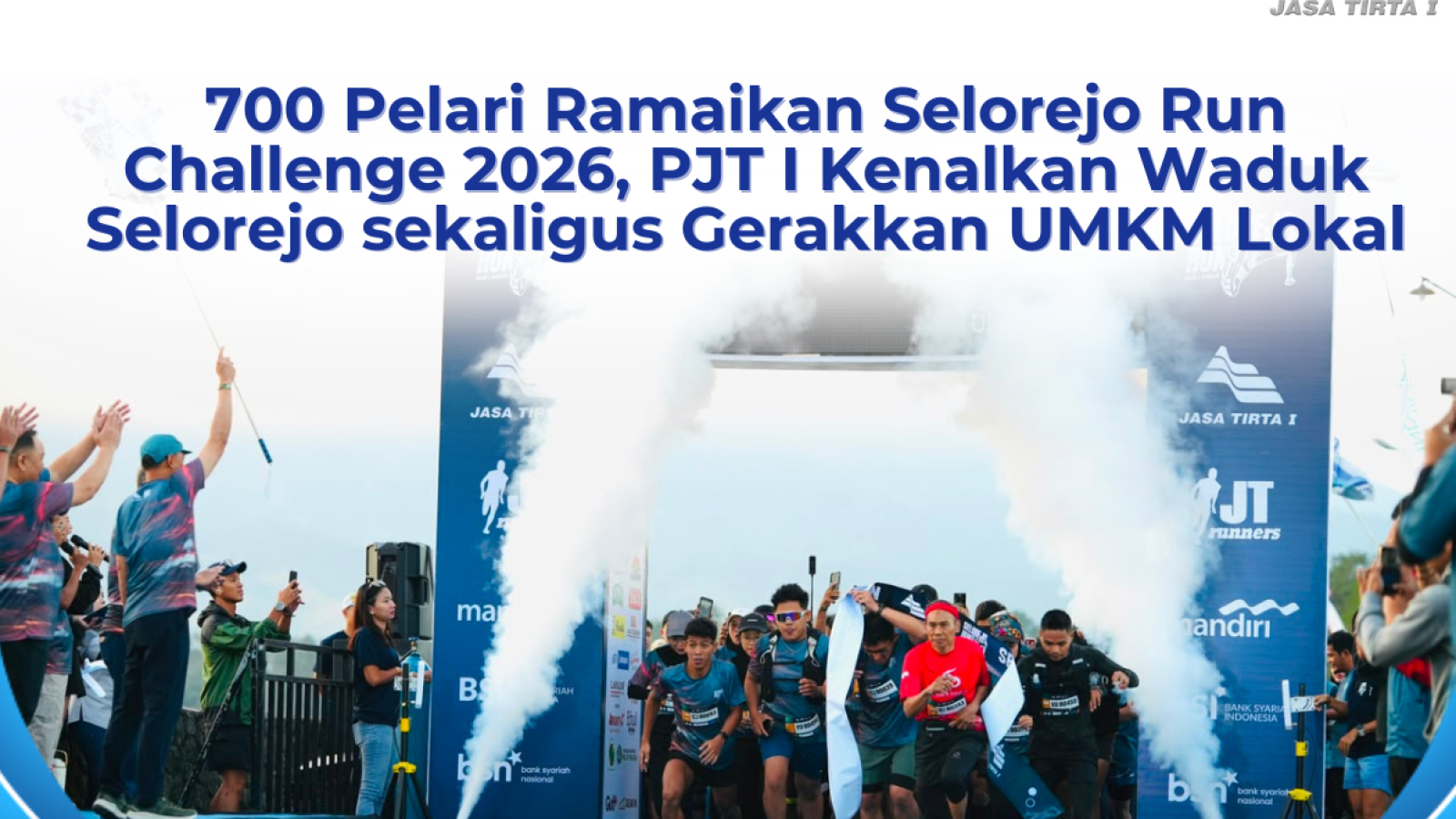 700 Pelari Ramaikan Selorejo Run Challenge 2026, PJT I Kenalkan Waduk Selorejo sekaligus Gerakkan UMKM Lokal