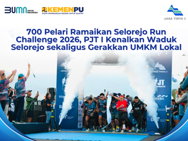 700 Pelari Ramaikan Selorejo Run Challenge 2026, PJT I Kenalkan Waduk Selorejo sekaligus Gerakkan UMKM Lokal