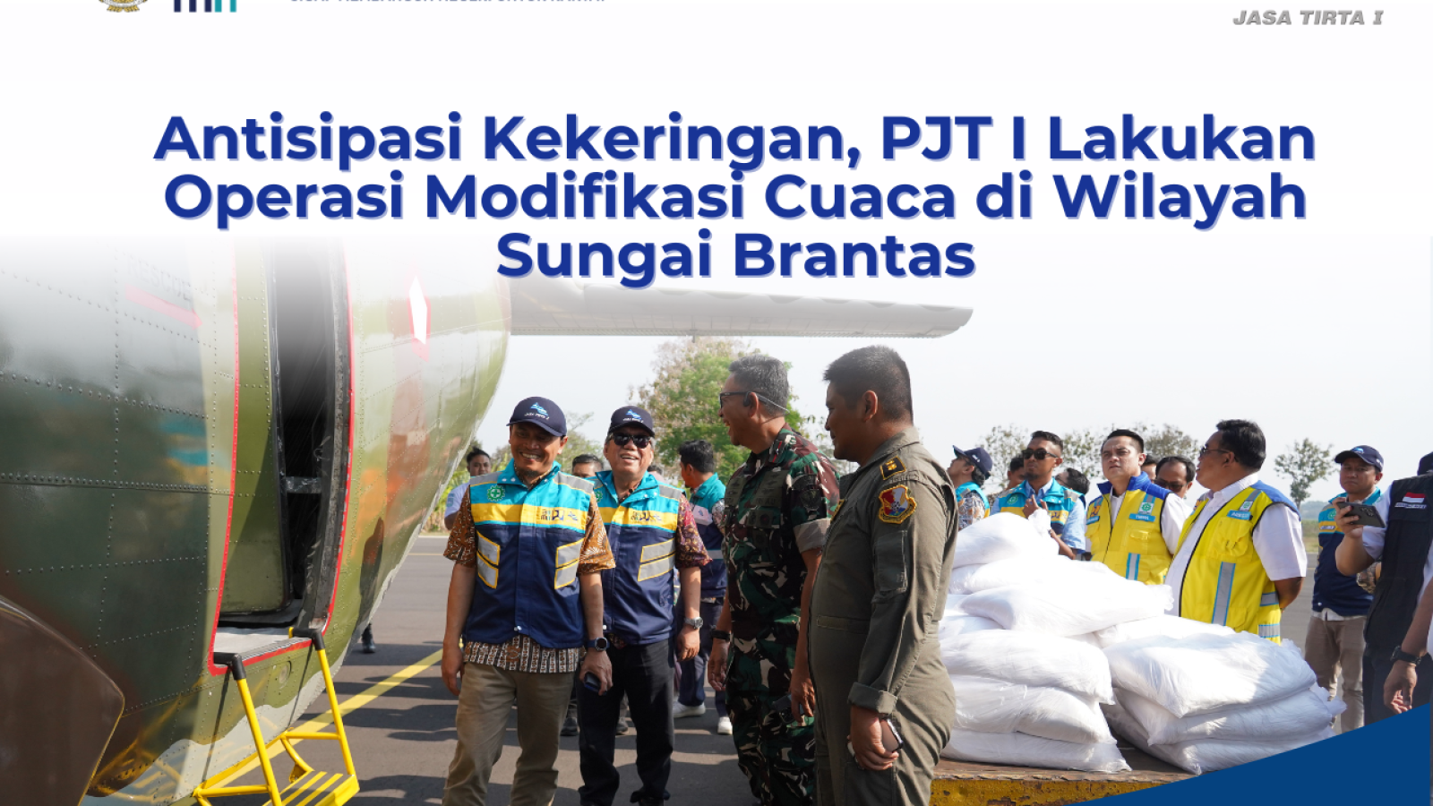 Antisipasi Kekeringan, PJT I Lakukan Operasi Modifikasi Cuaca di Wilayah Sungai Brantas (1)