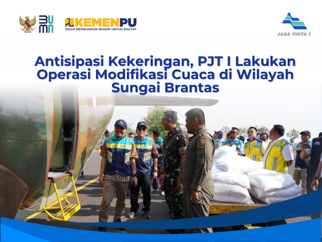 Antisipasi Kekeringan, PJT I Lakukan Operasi Modifikasi Cuaca di Wilayah Sungai Brantas (1)